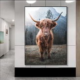 Canvas - Highland cattle
